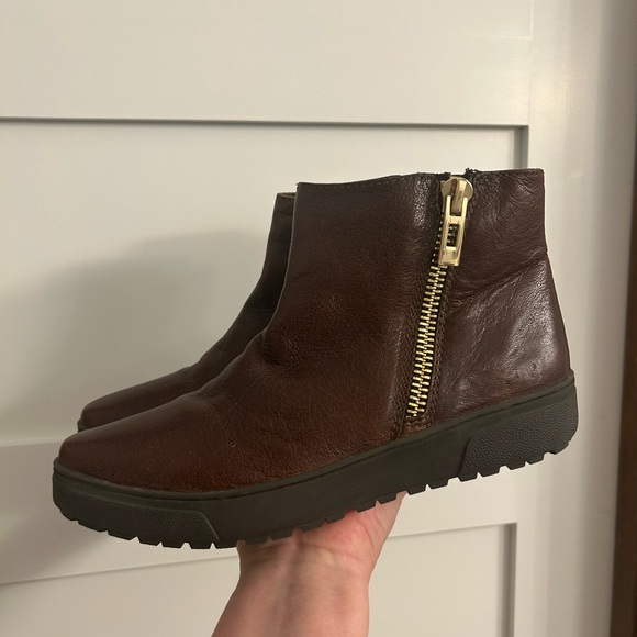 Chelsea Crew Brown London Leather Ankle Boots Size 40 - Picture 6 of 14